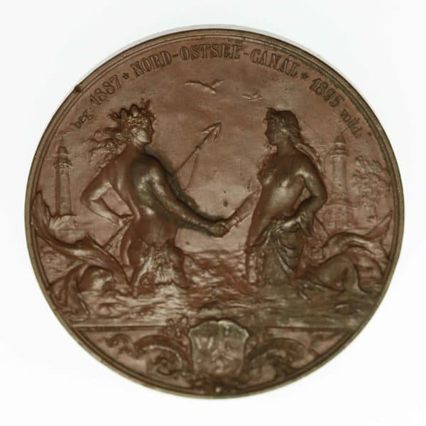 altdeutschland-deutsche-silbermuenzen - Preussen Wilhelm II. Bronzemedaille 1895