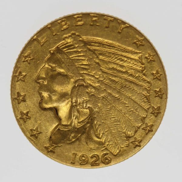 usa - USA 2,5 Dollars 1926 Indianer