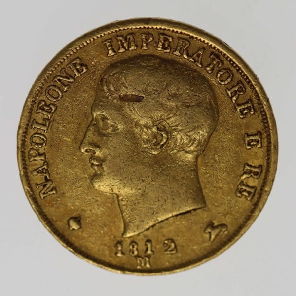 italien - Italien Napoleon I. 20 Lire 1812 M