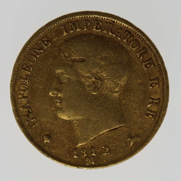 italien - Italien Napoleon I. 20 Lire 1812 M