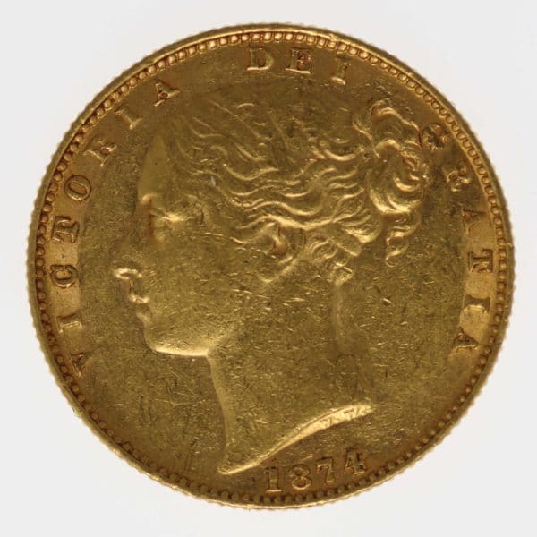 australien - Australien Victoria Sovereign 1874 M