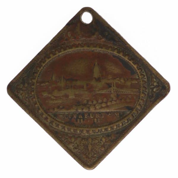 altdeutschland-deutsche-silbermuenzen - Frankfurt Bronzemedaille 1887