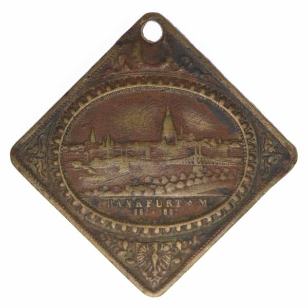 altdeutschland-deutsche-silbermuenzen - Frankfurt Bronzemedaille 1887