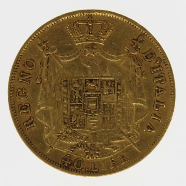 italien - Italien Napoleon I. 40 Lire 1811 M