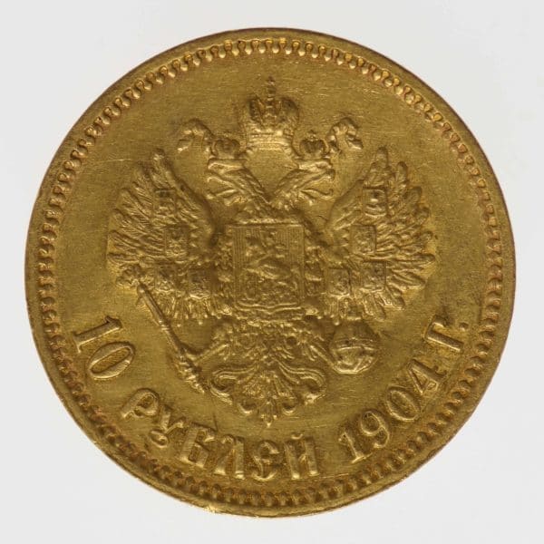 russland - Russland Nikolaus II. 10 Rubel 1904