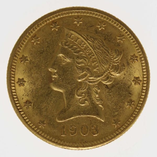 usa - USA 10 Dollars 1903 O Liberty / Kopf