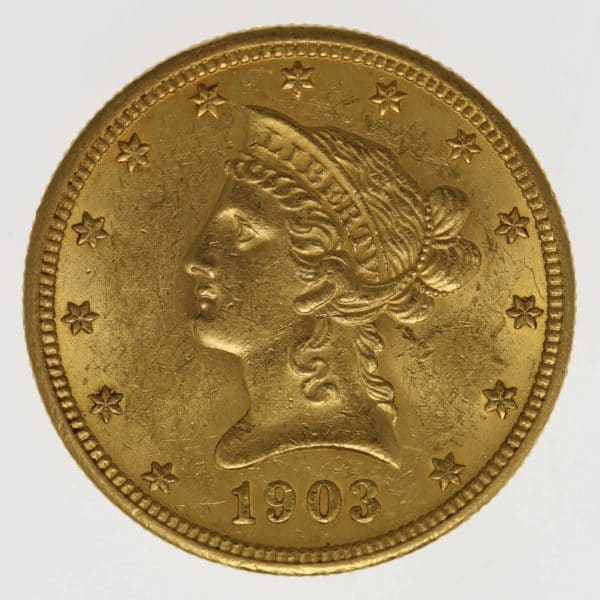 usa - USA 10 Dollars 1903 O Liberty / Kopf