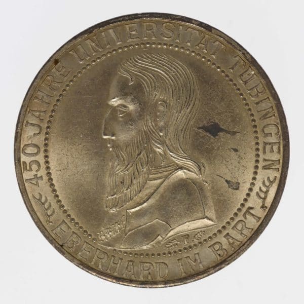 weimarer-republik-deutsche-silbermuenzen - Weimarer Republik 3 Reichsmark 1927 Uni Tübingen