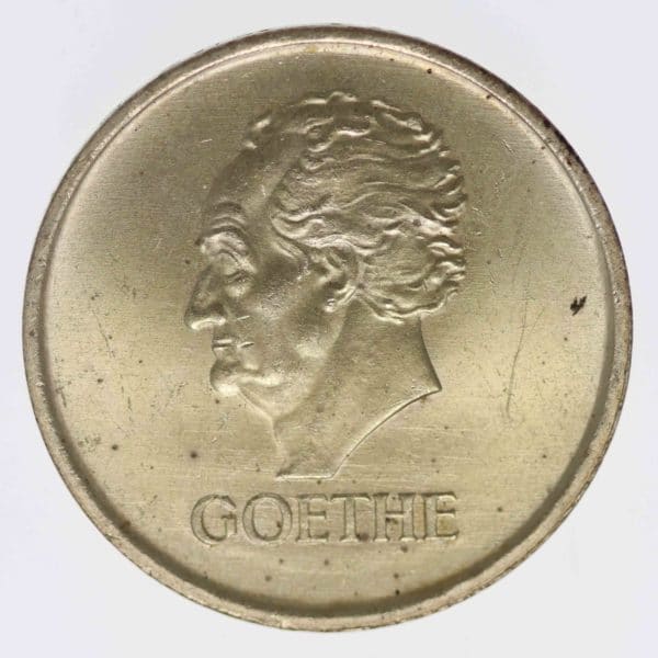 weimarer-republik-deutsche-silbermuenzen - Weimarer Republik 3 Reichsmark 1932 A Goethe