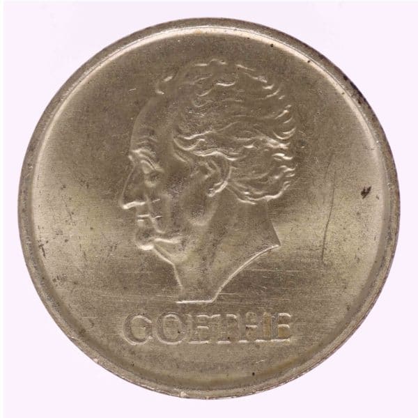 weimarer-republik-deutsche-silbermuenzen - Weimarer Republik 3 Reichsmark 1932 A Goethe