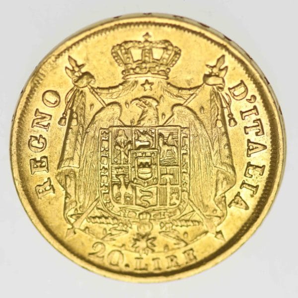 italien - Italien Napoleon I. 20 Lire 1814 M