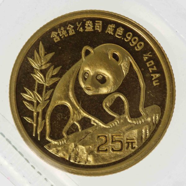 china - China Panda 1/4 Unze 1990