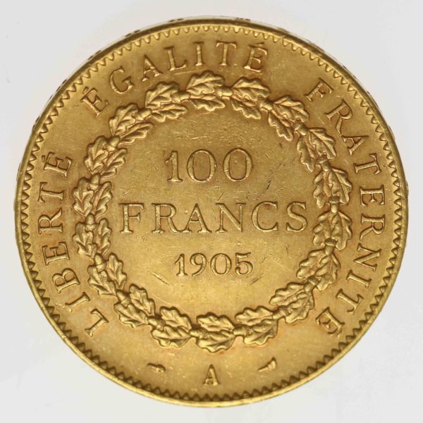 frankreich - Frankreich 100 Francs 1905 A