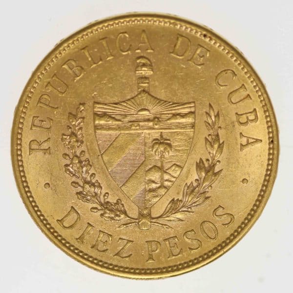 kuba - Kuba 10 Pesos 1916
