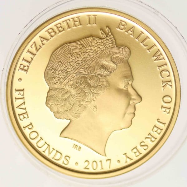 grossbritannien - Jersey Elisabeth II. 5 Pounds 2017