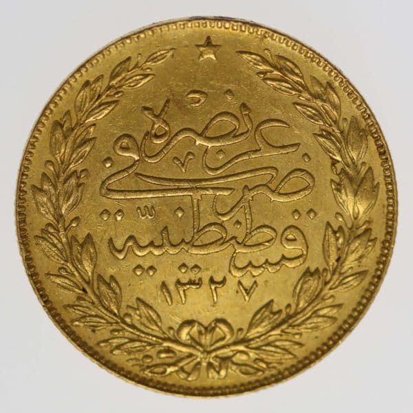 tuerkei - Türkei Muhammad V. 100 Kurush 1910