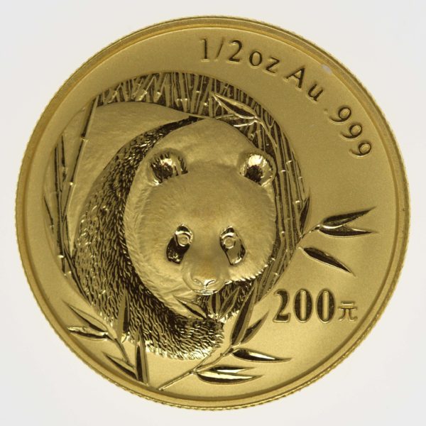 china - China Panda 200 Yuan 2003 1/2 Unze