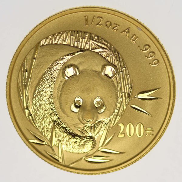 china - China Panda 200 Yuan 2003 1/2 Unze