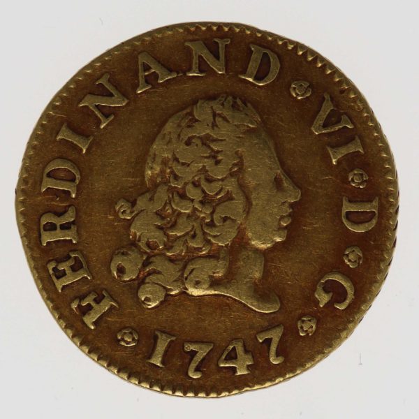 spanien - Spanien Ferdinand VI. 1/2 Escudo 1747
