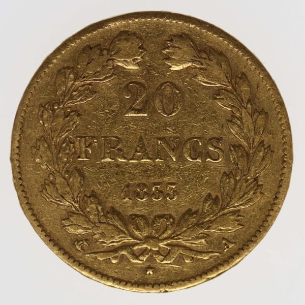 frankreich - Frankreich Louis Philippe I. 20 Francs 1833 A