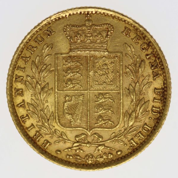 grossbritannien - Großbritannien Victoria Sovereign 1854