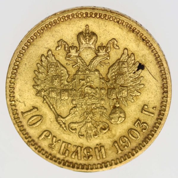 russland - Russland Nikolaus II. 10 Rubel 1903