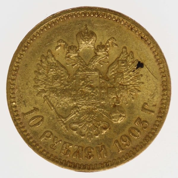 russland - Russland Nikolaus II. 10 Rubel 1903