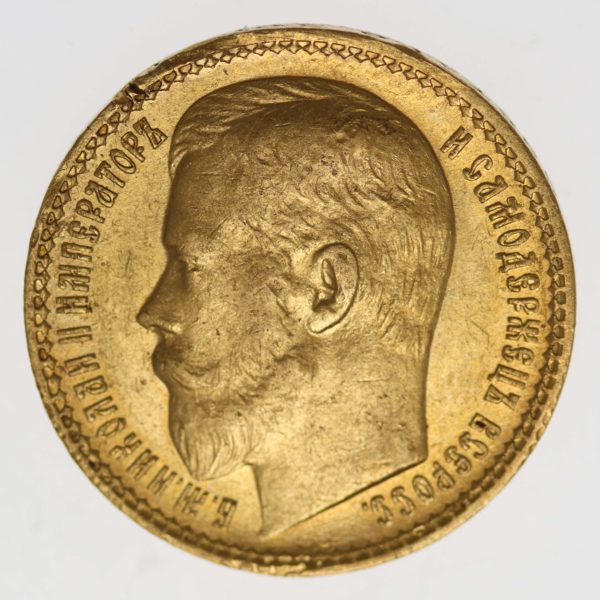 russland - Russland Nikolaus II. 15 Rubel 1897