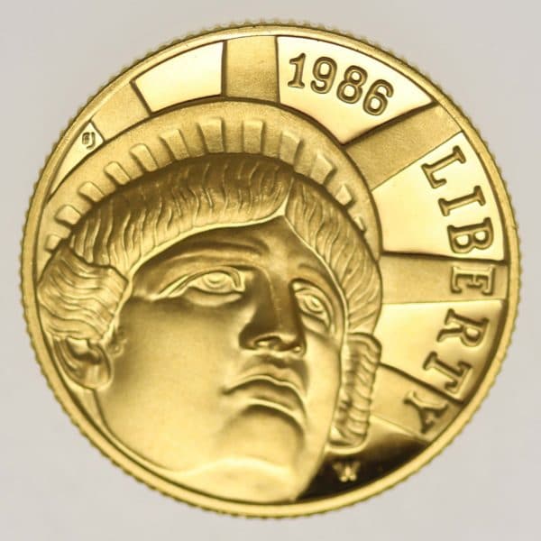 usa - USA 5 Dollars 1986