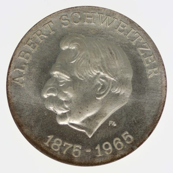 ddr-deutsche-silbermuenzen - DDR 10 Mark 1975 Schweitzer