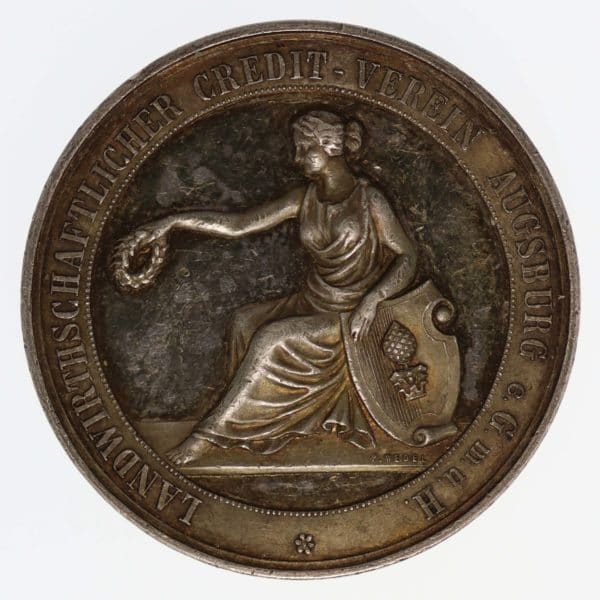 altdeutschland-deutsche-silbermuenzen - Augsburg Silbermedaille o.J.