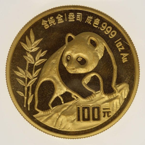 china - China Panda 1 Unze 1990