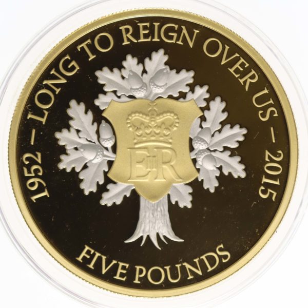 grossbritannien - Jersey Elisabeth II. 5 Pounds 2015