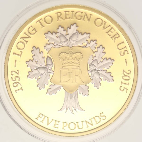 grossbritannien - Jersey Elisabeth II. 5 Pounds 2015