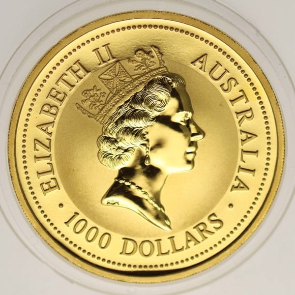 australien - Australien Elisabeth II. 1000 Dollars 1994 Red Kangaroo