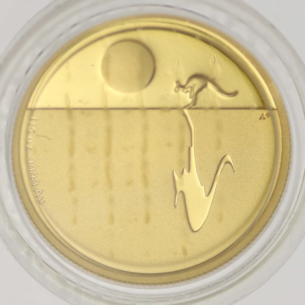 australien - Australien Elisabeth II. 25 Dollars 2018 Kangaroo at Sunset 1/5 OZ
