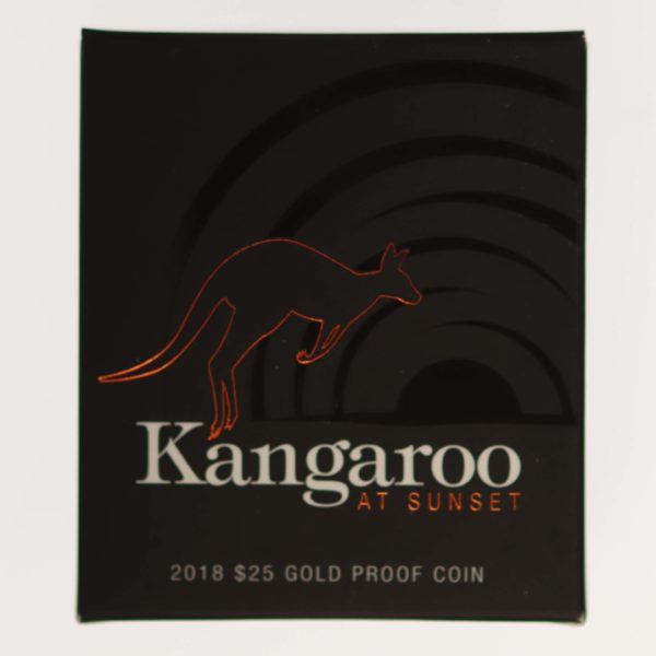 australien - Australien Elisabeth II. 25 Dollars 2018 Kangaroo at Sunset 1/5 OZ