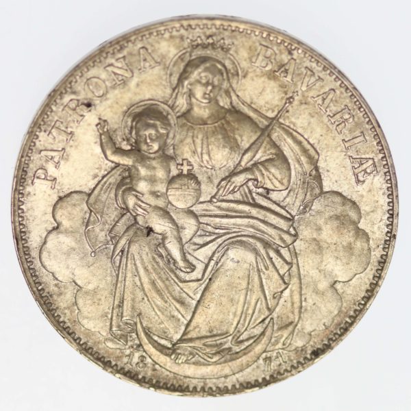altdeutschland-deutsche-silbermuenzen - Bayern Ludwig II. Vereinstaler 1871