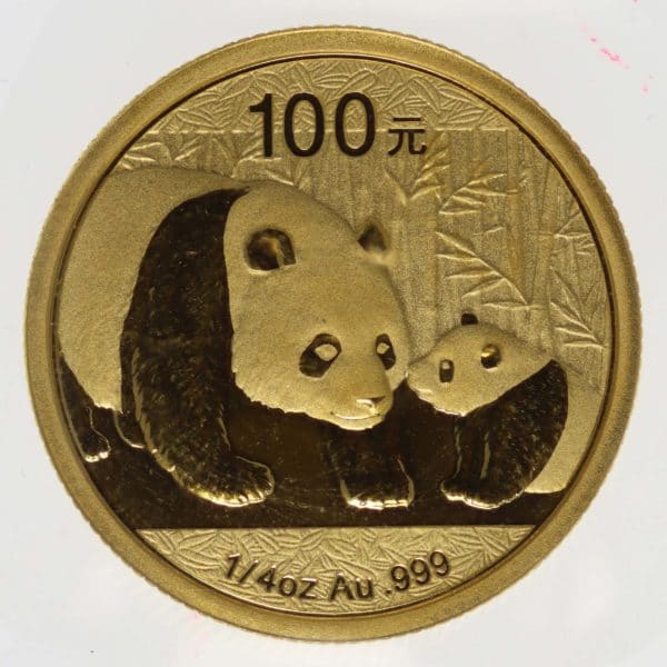 china - China Panda 100 Yuan 2011 1/4 Unze