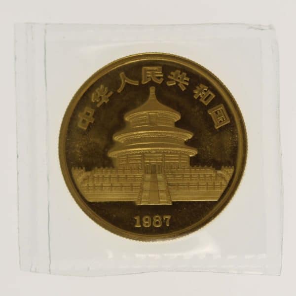 china - China Panda 100 Yuan 1987 1 Unze