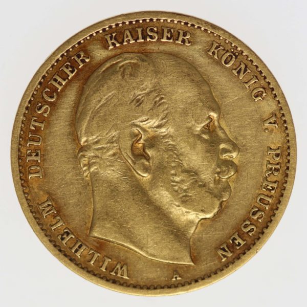 deutsches-kaiserreich-ab-1871 - Preussen Wilhelm I. 10 Mark 1875 A
