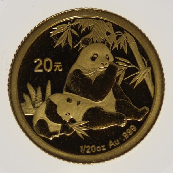 china - China Panda 20 Yuan 2007 1/20 Unze