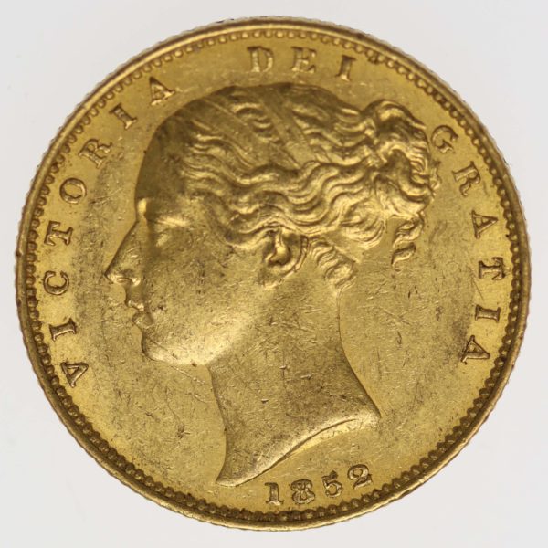 grossbritannien - Großbritannien Victoria Sovereign 1852