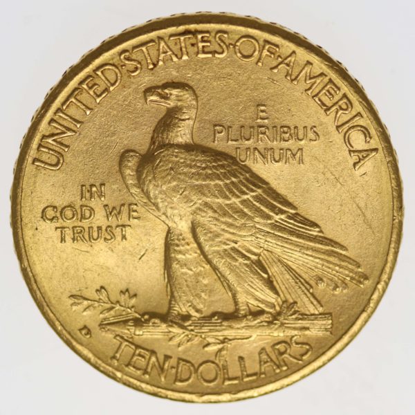 usa - USA 10 Dollars 1910 S Indianer