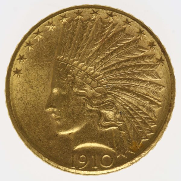 usa - USA 10 Dollars 1910 S Indianer