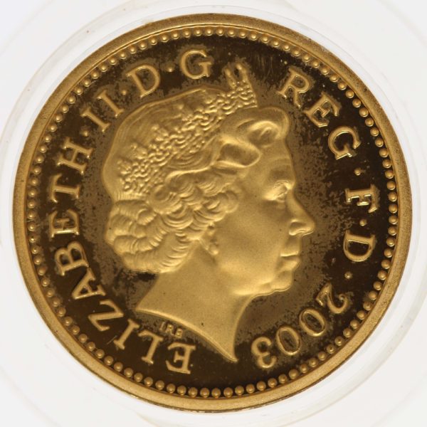 grossbritannien - Großbritannien Elisabeth II. 4 Coin Gold Proof Pattern Collection