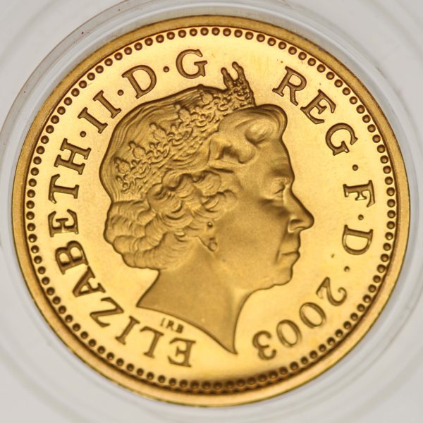 grossbritannien - Großbritannien Elisabeth II. 4 Coin Gold Proof Pattern Collection