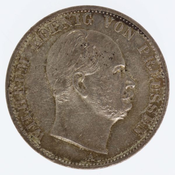 altdeutschland-deutsche-silbermuenzen - Preussen Wilhelm I. Vereinstaler 1867 A