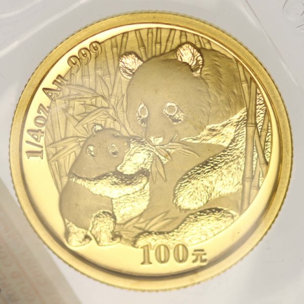 china - China Panda 100 Yuan 2005 1/4 Unze