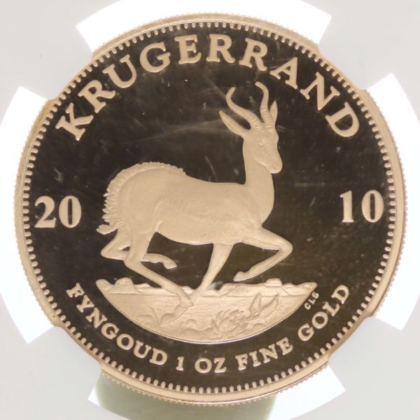 suedafrika - Südafrika Krügerrand 1 Unze 2010 proof